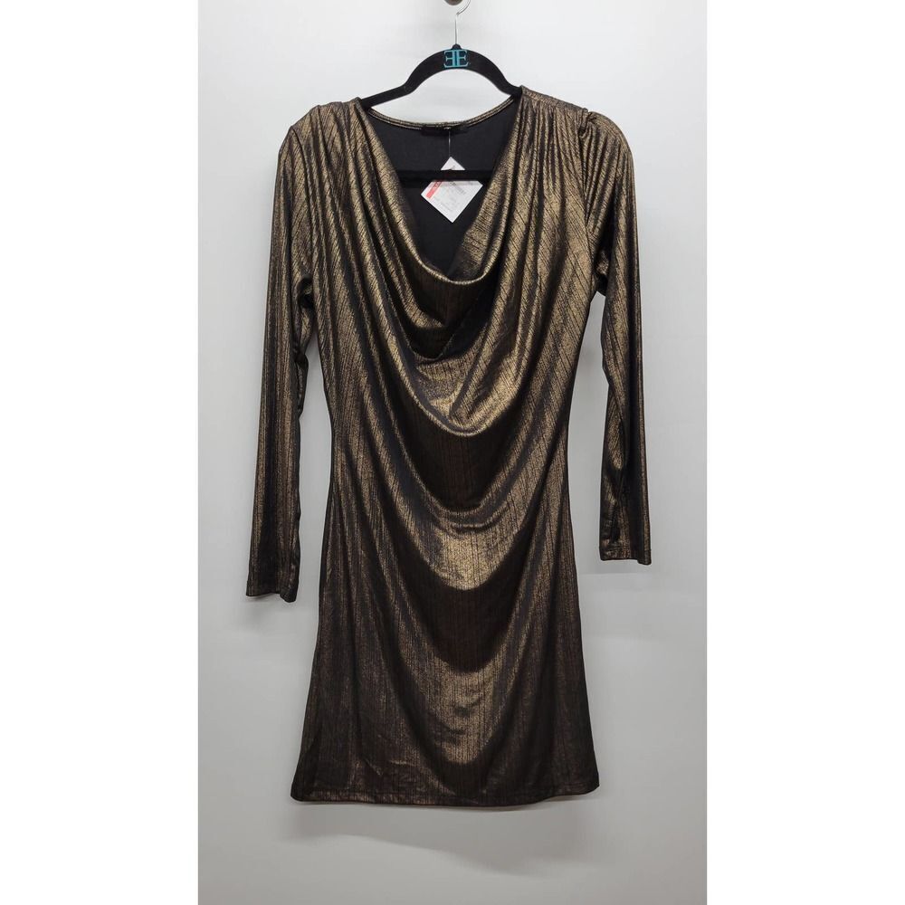 Fraiche By J Cowl Neck Mini Dress